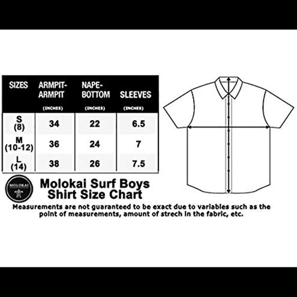 Molokai Boys Collared Button Down Short Sleeve Shirt Donuts Size Medium 10/12 - Picture 6 of 6